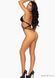 Вініловий тедді Leg Avenue Teddy with strappy open back One size Black SO8607 фото 3