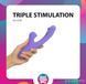 Вібратор-кролик Good Vibes Only - Tess Rabbit Vibrator with G-Spot Stimulator SX3065 фото 17