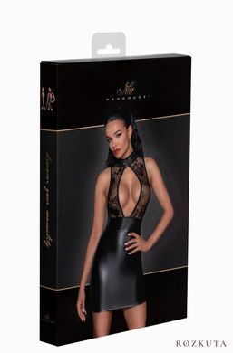 Сукня Noir Handmade F241 Short dress with powerwetlook skirt and tulle top, XL SX0148 фото
