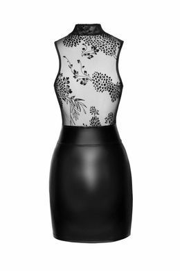 Сукня Noir Handmade F241 Short dress with powerwetlook skirt and tulle top, XL SX0148 фото