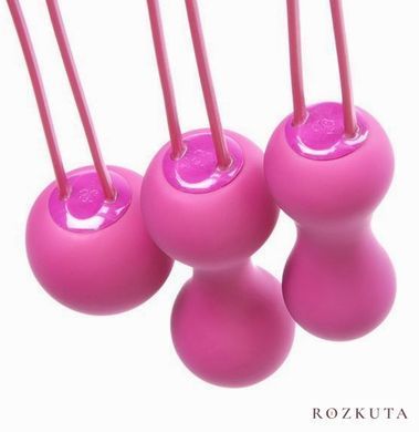 Набір вагінальних кульок Je Joue Ami Fuchsia, 3,8-3,3-2,7см, 54-71-100гр SO3044 фото