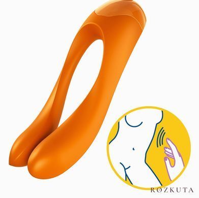 Вібратор на палець Satisfyer Candy Cane Orange SO4652 фото