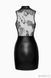 Сукня Noir Handmade F241 Short dress with powerwetlook skirt and tulle top, XL SX0148 фото 12