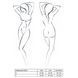 Ажурний боді Passion AZALIA BODY XXL/XXXL, black SO4133 фото 9