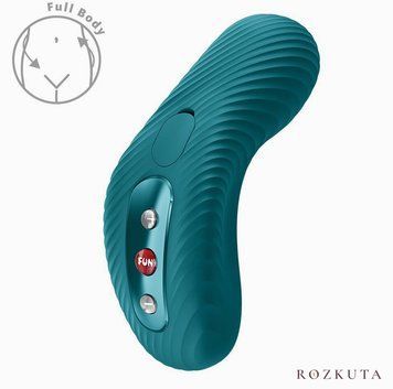 Накладний вібратор Fun Factory LAYA III Bottle Green, ефект постукування пальцем SX3698 фото