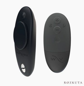 Вібратор для клітора We-Vibe Moxie+ Satin, чорний SO6973 фото