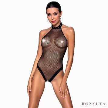 Боді-халтер з відкритим доступом Passion MOONLIGHT BODY L/XL black SO8448 фото
