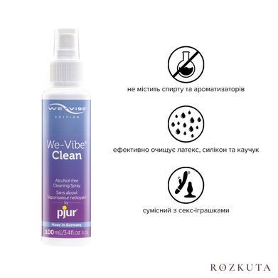 Антибактеріальний спрей pjur We-Vibe Clean 100 мл без спирту та ароматизаторів PJ12810 фото