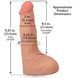 Фалоімітатор з сім'явипорскуванням Doc Johnson The Realistic Cock Squirting 9.5&Prime;, ULTRASKYN, ваніль SX4465 фото 10