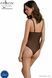 Боді Passion KERRIA BODY black, S/M, з високими вирізами та верхом балконет SX0486 фото 2