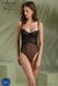 Боді Passion KERRIA BODY black, S/M, з високими вирізами та верхом балконет SX0486 фото 6