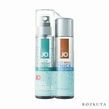 Комплект JO Anal Bundle - Anal Thick 120 мл + Misting Toy Cleaner 120 мл SX3950 фото
