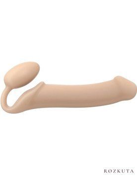 Безремінний страпон Strap-On-Me Flesh XL, повністю регульований, діаметр 4,5 см SO2352 фото