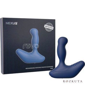 Масажер простати Nexus Revo Blue з головкою що обертається, макс. діаметр 3,2 см SO3066 фото