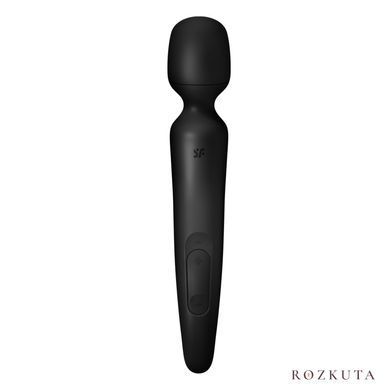Вібромасажер-мікрофон Satisfyer Wand-erland, чорний з рожевим золотом SX2698 фото
