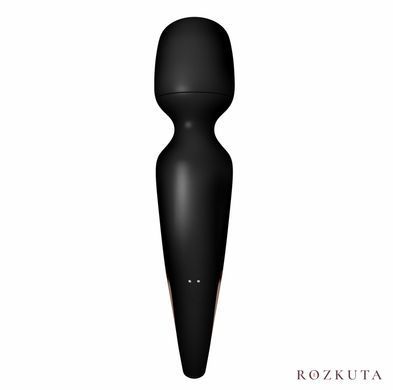 Вібромасажер-мікрофон Satisfyer Wand-erland, чорний з рожевим золотом SX2698 фото