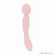 Двосторонній масажер-вібратор Good Vibes Only SIMI Double-Sided Wand Vibrator Soft Silicone, рожевий SX3076 фото 1