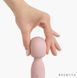 Двосторонній масажер-вібратор Good Vibes Only SIMI Double-Sided Wand Vibrator Soft Silicone, рожевий SX3076 фото 9