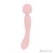 Двосторонній масажер-вібратор Good Vibes Only SIMI Double-Sided Wand Vibrator Soft Silicone, рожевий SX3076 фото 2