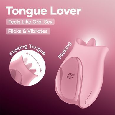 Кліторальний вібратор з язичком Satisfyer Tongue Lover SX3847 фото