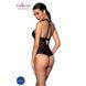 Сітчастий боді з халтером та ритмічним малюнком Passion Hima Body L/XL, black SO5346 фото 3