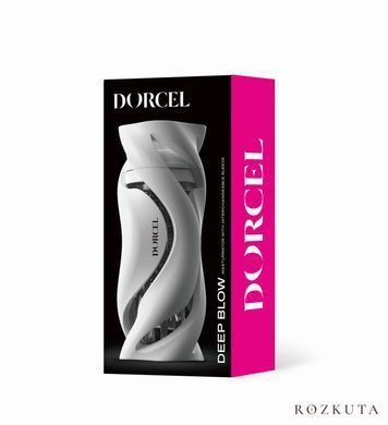 Мастурбатор Dorcel DEEP BLOW WHITE, подвійне використання SO7377 фото
