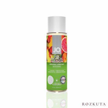 Змазка на водній основі JO H2O &mdash; Tropical Passion (60 мл) без цукру, рослинний гліцерин SO5227 фото