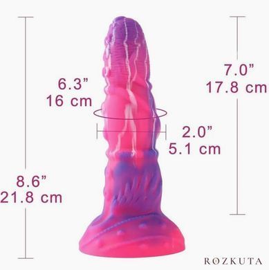 Фалоімітатор для секс-машин Hismith Tentacle Silicone Dildo Monster Series, KlicLok та присоска SO9964 фото