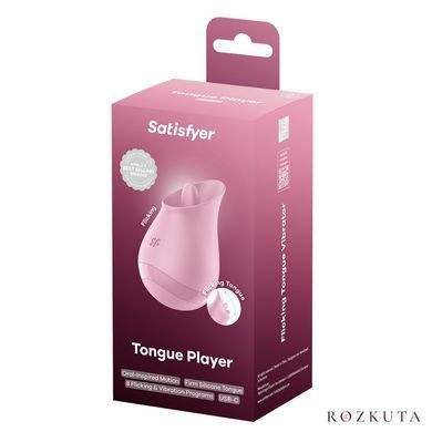 Вібростимулятор для клітора Satisfyer Tongue Player з язичком SX3848 фото
