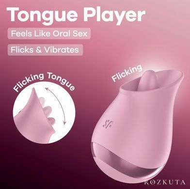 Вібростимулятор для клітора Satisfyer Tongue Player з язичком SX3848 фото