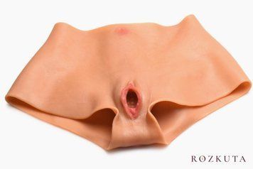 Накладна вагіна Master Series Silicone Vagina + Butt Panties - Small SX1190 фото