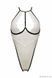 Боді з доступом Passion CHIKA BODY XXL/XXXL, cream SO9697 фото 3