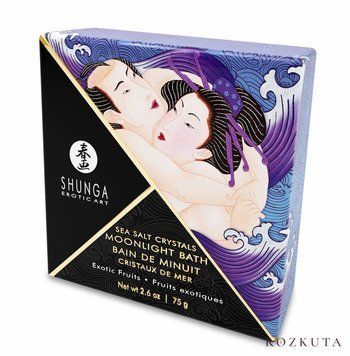 Сіль для ванни Shunga Moonlight Bath &ndash; Exotic Fruits (75 г), сіль Мертвого моря, ароматичні олії SO2541 фото