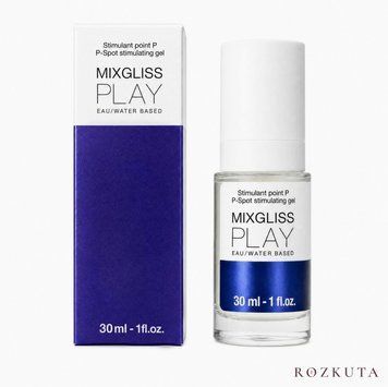 Анальна стимулювальна змазка MixGliss PLAY P-Spot Stimulant (30 мл), ефект 2в1 тепло-холод SX4820 фото