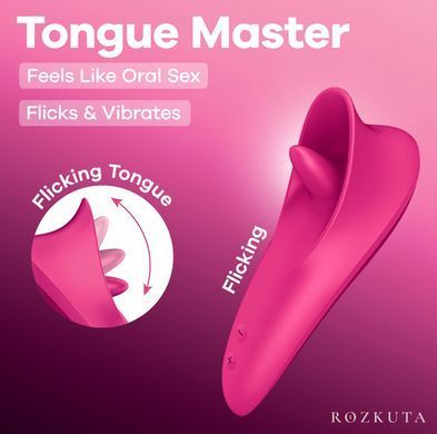 Кліторальний вібратор з язичком Satisfyer Tongue Master SX3850 фото
