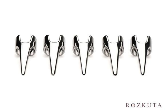 Набір кілець з кігтями Master Series Five-Piece Sensation Claw Rings - Silver SX1191 фото