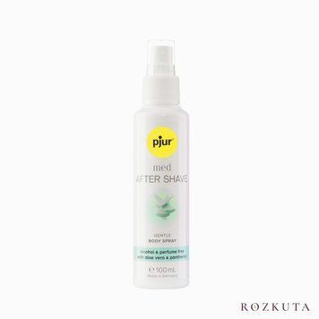 Зволожувальний спрей після гоління pjur med After Shave Spray 100 мл, без спирту, з вітаміном B5 та алое PJ11870 фото