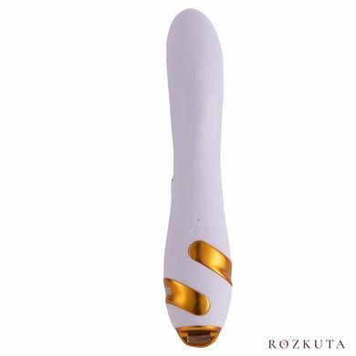 Вібратор-кролик LOCKINK SEVANDA Whip Vibrating Massage Wand, біло-золотий SX0904 фото