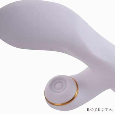 Вібратор-кролик LOCKINK SEVANDA Whip Vibrating Massage Wand, біло-золотий SX0904 фото