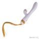 Вібратор-кролик LOCKINK SEVANDA Whip Vibrating Massage Wand, біло-золотий SX0904 фото 1