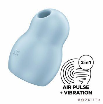 Вакуумний стимулятор Satisfyer Pro To Go 1, синій SO7798 фото
