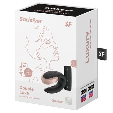 Смарт-вібратор для пар Satisfyer Double Love, чорний SO4930 фото