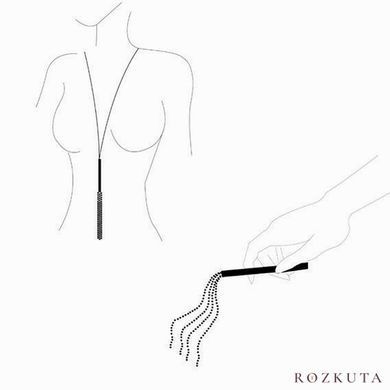 Ланцюжок-батіг на шию Bijoux Indiscrets MAGNIFIQUE Necklace Whip - Gold, прикраса для тіла SO2661 фото