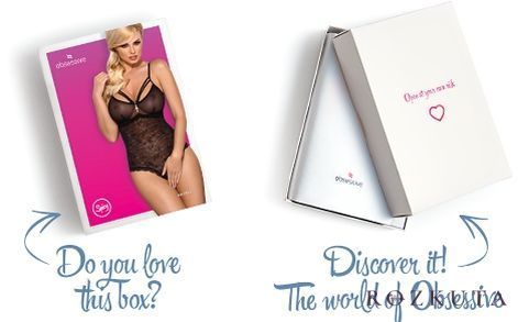 Мереживне боді з доступом Obsessive 818-TED-1 teddy M/L, чорне SO9021 фото