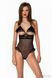 Еротичне боді Passion DOLLY BODY, S/M, black, з відкритими чашками SO9702 фото 1