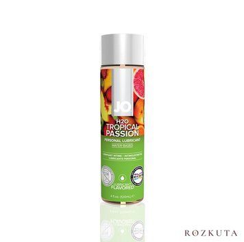 Змазка на водній основі JO H2O &mdash; Tropical Passion (120 мл) без цукру, рослинний гліцерин SO1674 фото