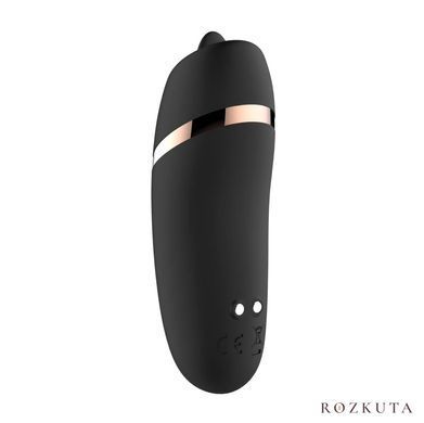Мінівібратор з язичком Rosy Gold - Vibrating & Licking Dual Stimulator SX3920 фото