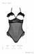 Еротичне боді Passion DOLLY BODY, XXL/XXXL, black, з відкритими чашками SO9703 фото 4