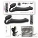 Безремінний страпон з вібрацією Strap-On-Me Vibrating Black L, діаметр 3,7см, пульт ДК, регульований SO3829 фото 10