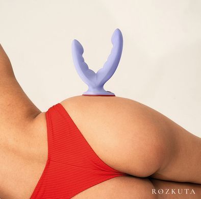 Фалоімітатор Fun Factory RYDE подвійний, фіолетовий SX3658 фото